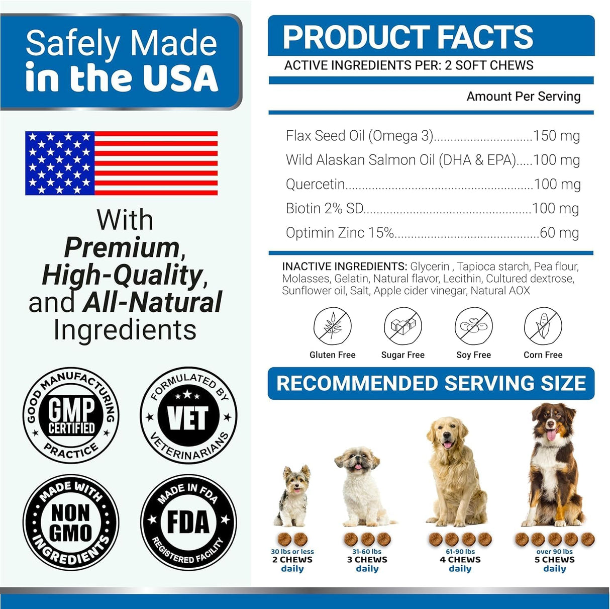 (2 Pack) Omega 3 Fish Oil for Dogs - YUMA'S
