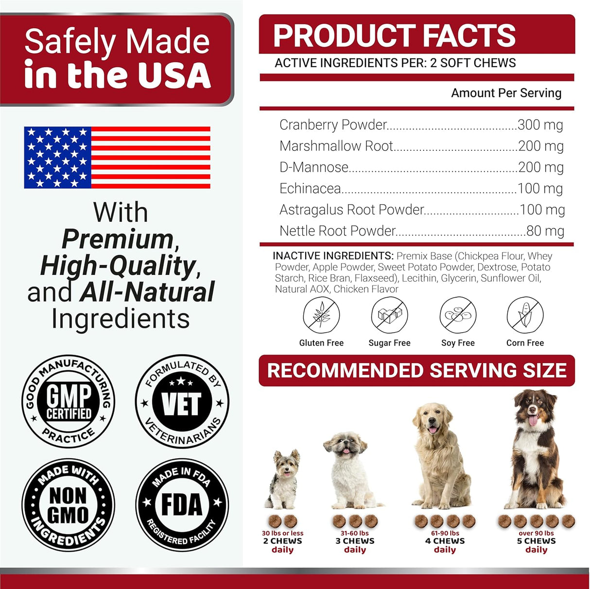 Dog Bladder & Urinary Balance Chews - YUMA'S