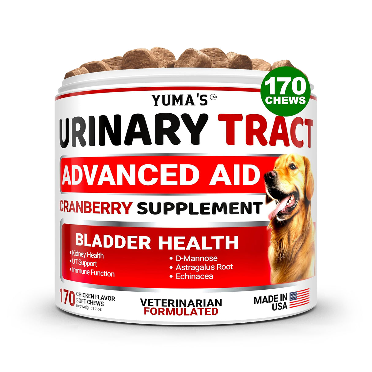 Dog Bladder & Urinary Balance Chews - YUMA'S