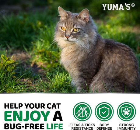 Flea & Tick Defense for Cats - YUMA'S