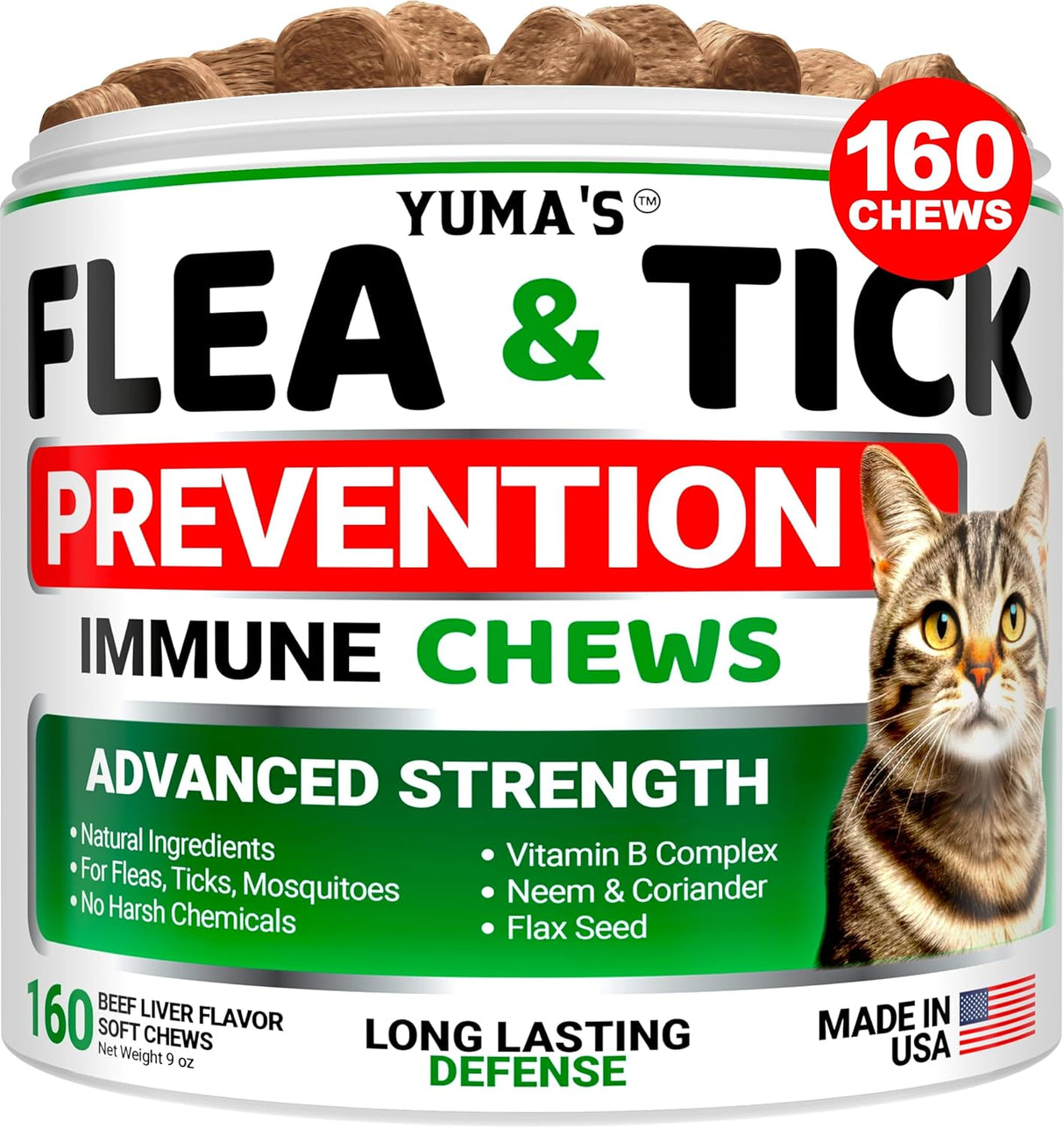 Flea & Tick Defense for Cats - YUMA'S