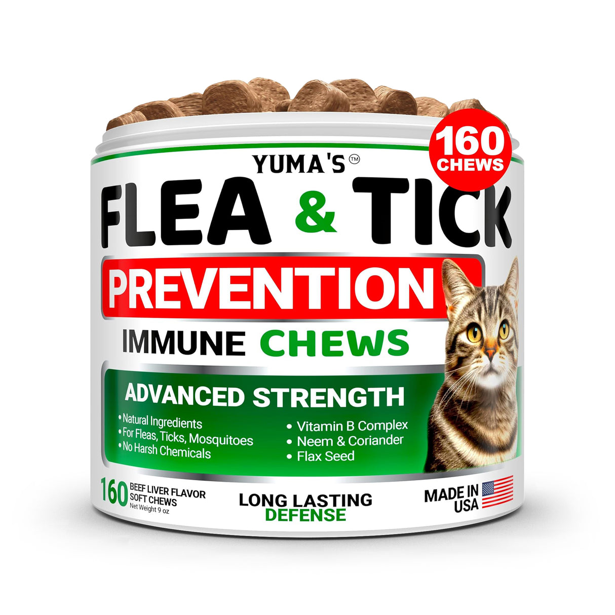 Flea & Tick Defense for Cats - YUMA'S