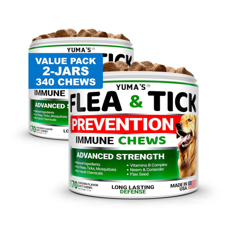(2 Pack) Flea & Tick Defense - YUMA'S
