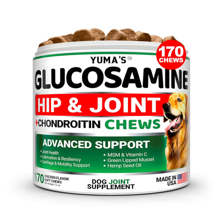 Glucosamine for Dogs - 170 Chews - YUMA'S