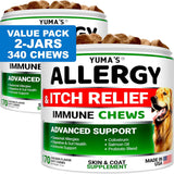 (2 Pack) Dog Allergy Chews — 340 Soft Chews - YUMA'S