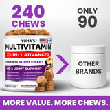 Dog Daily Multivitamin Chews –  240 Count - YUMA'S