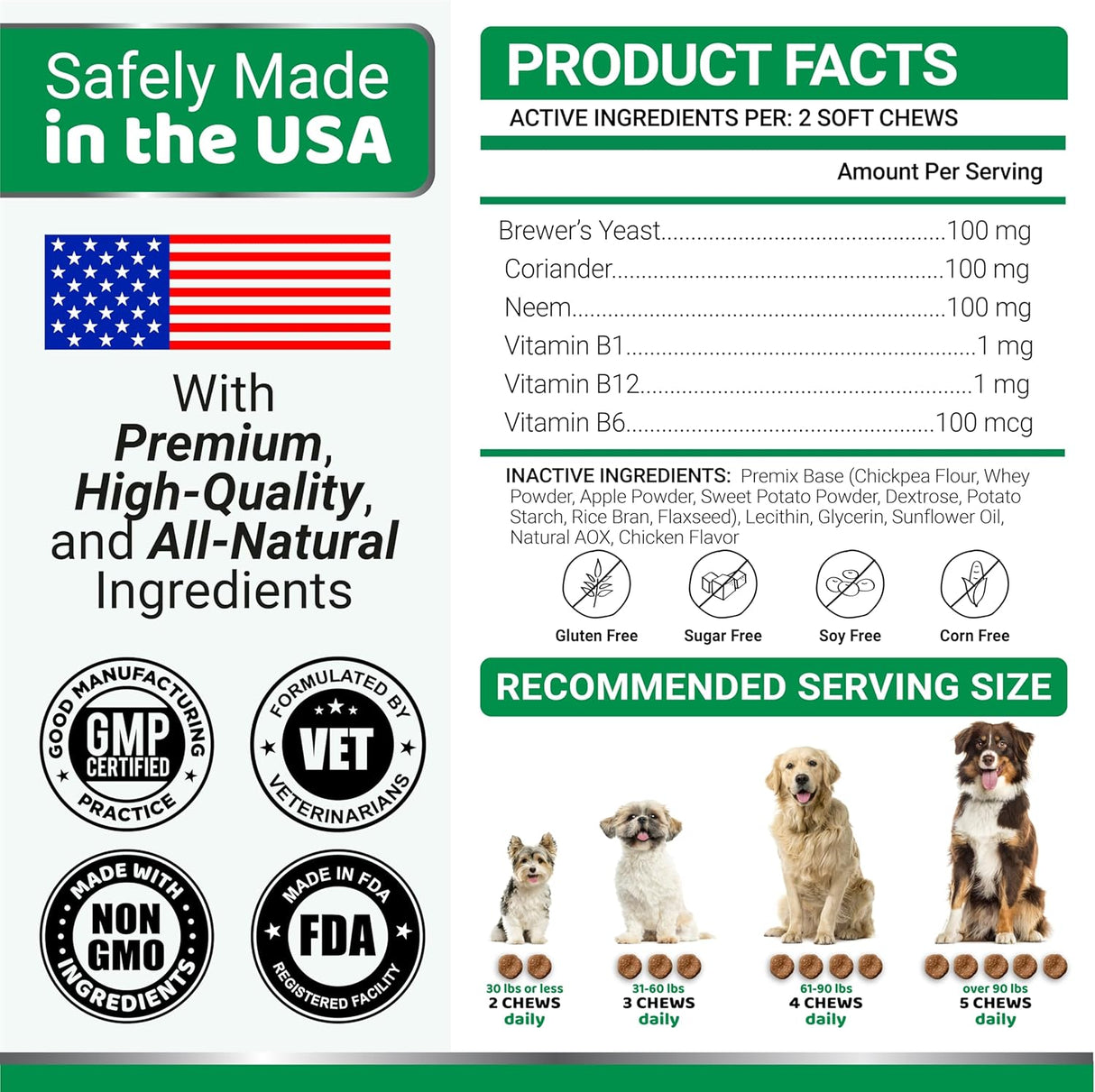(2 Pack) Flea & Tick Defense - YUMA'S
