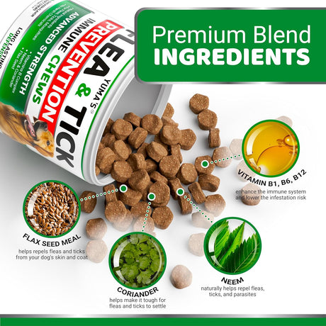 Flea & Tick Defense for Dogs – 170 Chewables - YUMA'S