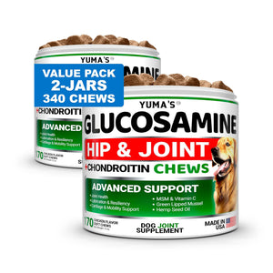 (2 Pack) Glucosamine for Dogs - 340