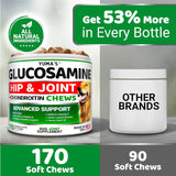 Glucosamine for Dogs - 170 Chews - YUMA'S