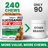 Glucosamine for Dogs - 240 Chews - YUMA'S