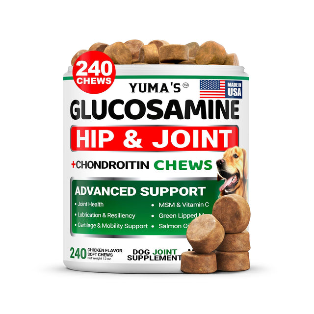 Glucosamine for Dogs - 240 Chews - YUMA'S