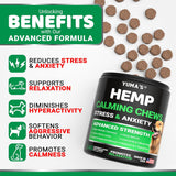 Hemp Calming Chews for Dogs - 240 Treats - YUMA'S