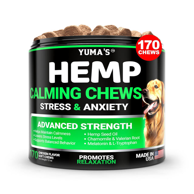 Hemp Calming Chews for Dogs - YUMA'S